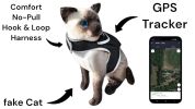 Long Range Tracking Pet Tracker GSM GPS Tracking Collars for Hunting Dogs Size:L