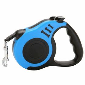 Automatic Retractable Dog Leash Pet Collar Automatic Walking Lead FreeLeash (Length: 5m, Color: Blue)